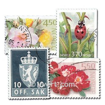 NORUEGA: lote de 300 selos