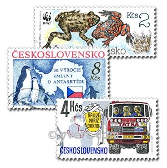 CZECHOSLOVAKIA: envelope of 200 stamps