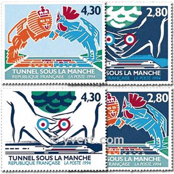 nr. 2880/2883 -  Stamp France Mail