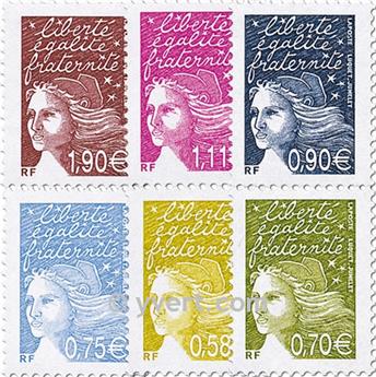 nr. 3570/3575 -  Stamp France Mail