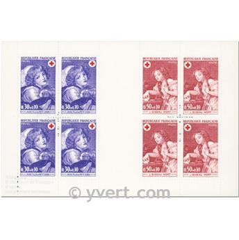 nr. 2020 -  Stamp France Red Cross Booklet Panes