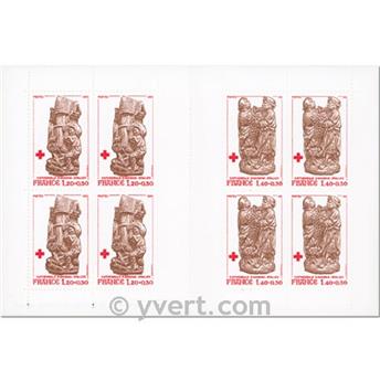 nr. 2029 -  Stamp France Red Cross Booklet Panes