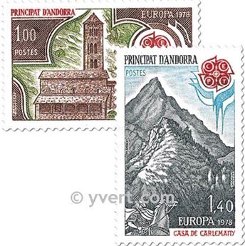 n° 269/270 -  Timbre Andorre Poste