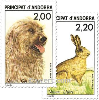 nr. 373/374 -  Stamp Andorra Mail