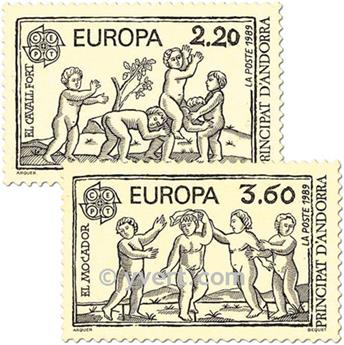 nr. 378/379 -  Stamp Andorra Mail
