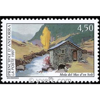 n° 490 -  Timbre Andorre Poste