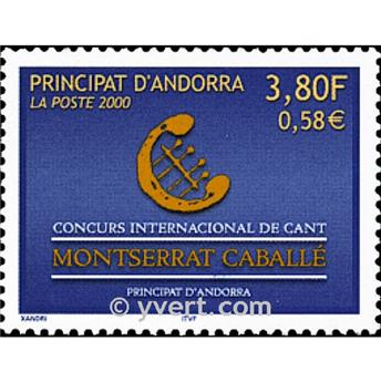 n° 527 -  Timbre Andorre Poste