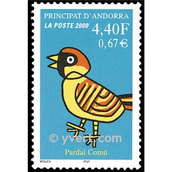 n° 533 -  Timbre Andorre Poste