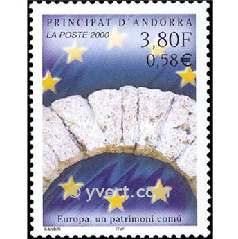 n° 537 -  Timbre Andorre Poste