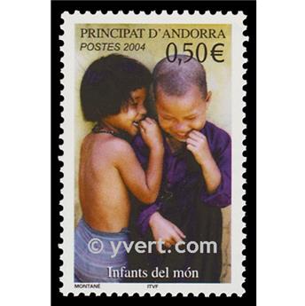 n° 592 -  Timbre Andorre Poste