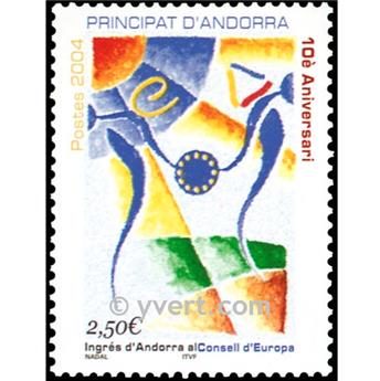 nr. 602 -  Stamp Andorra Mail