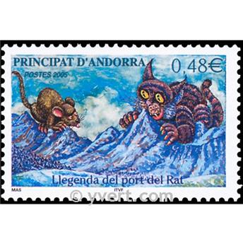 nr. 606 -  Stamp Andorra Mail