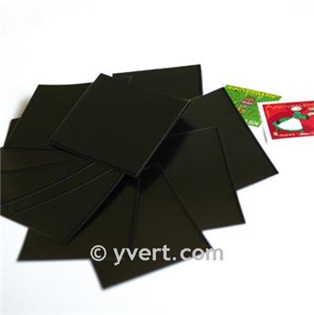 Filoestuches costura simple - AnchoxAlto: 26 x 40 mm (Fondo negro)