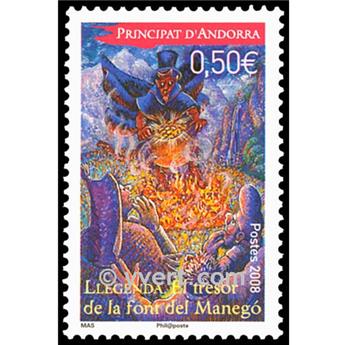 nr. 652 -  Stamp Andorra Mail