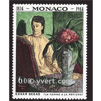 n° 1455 -  Selo Mónaco Correios