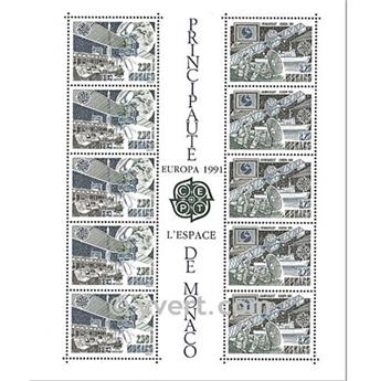 n° 52 -  Selo Mónaco Blocos e folhinhas