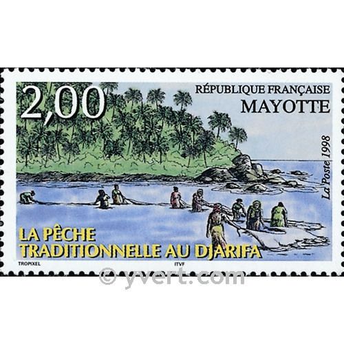 n.o 59 -  Sello Mayotte Correos