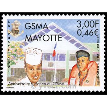 n° 108 -  Timbre Mayotte Poste