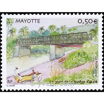 n° 166 -  Timbre Mayotte Poste
