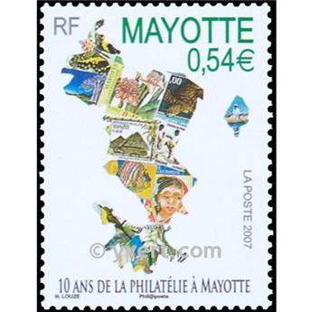 n.o 194 -  Sello Mayotte Correos