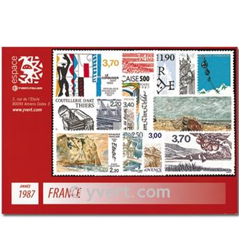 n° 2452/2500  - Stamp France Year set  (1987)