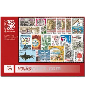 n° 1915/1970 -  Selo Mónaco Ano completo (1994)