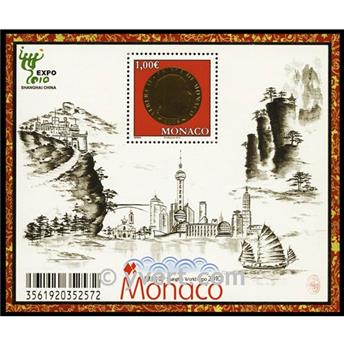 n° 96 -  Selo Mónaco Blocos e folhinhas
