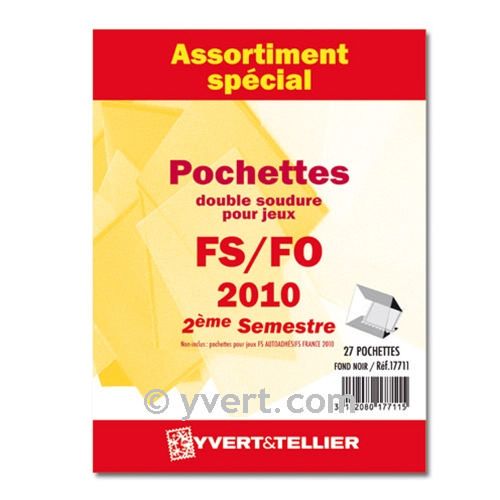 Assortiment de pochettes (double soudure) : 2010-2nd semestre
