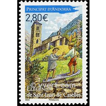 n° 704 -  Timbre Andorre Poste