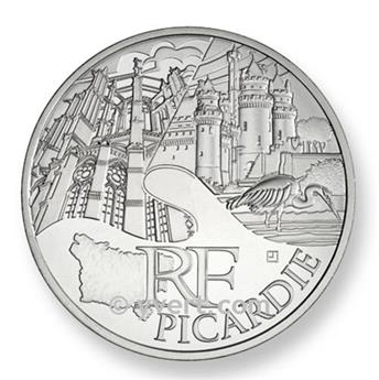 10 € DE LAS REGIONES - Picardie - 2011