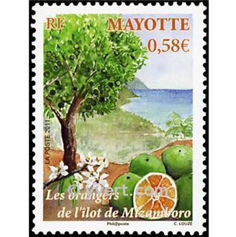 n° 252 -  Timbre Mayotte Poste