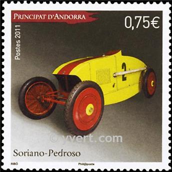 n° 710 -  Timbre Andorre Poste