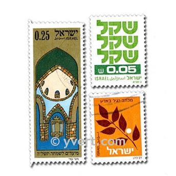 ISRAEL : pochette de 1000 timbres (Oblitérés)
