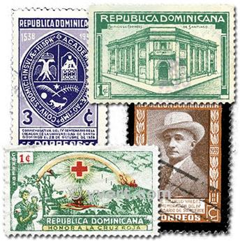 REPÚBLICA DOMINICANA: lote de 50 sellos