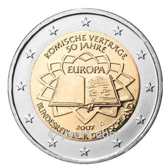 €2 COMMEMORATIVE COIN 2007: GERMANY - G (Rome treaty)