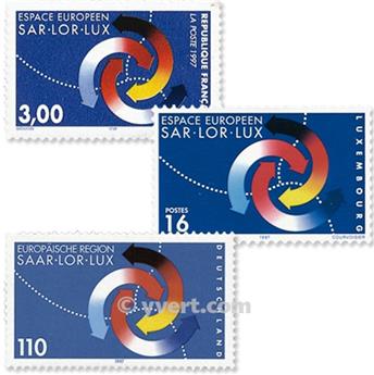 1998 - Emissão conjunta-França-Alemanha-Luxemburgo-(lote)