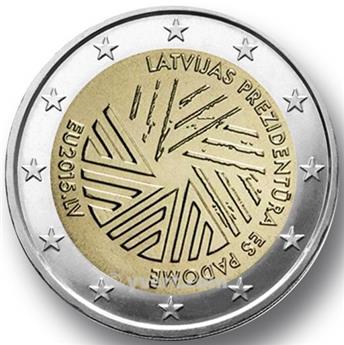 2 EURO COMMEMORATIVE 2015 : LETTONIE (Présidence lettonne du Conseil de l'Union européenne)