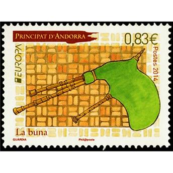 n° 752 - Timbre Andorre Poste