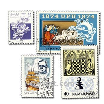WORLD-WIDE: envelope of 3000 stamps