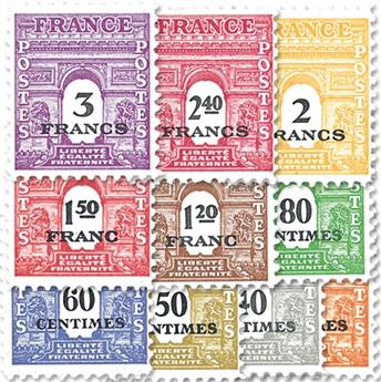 n° 702/711 -  Timbre France Poste