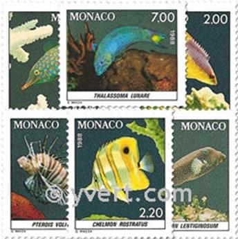 n° 1615/1620 -  Timbre Monaco Poste