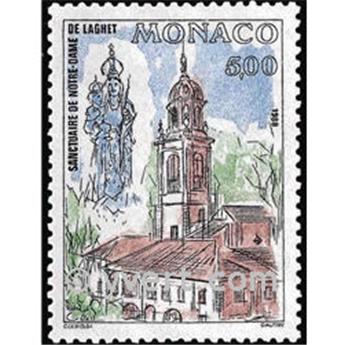 n° 1635 -  Selo Mónaco Correios
