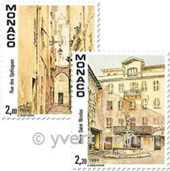 n° 1669/1670 -  Selo Mónaco Correios