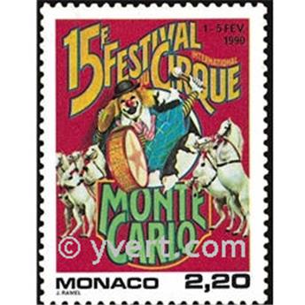 n° 1703 -  Selo Mónaco Correios