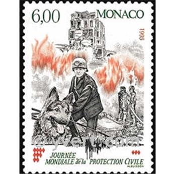 n° 1870 -  Selo Mónaco Correios