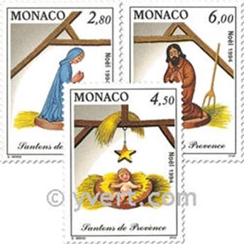 n° 1957/1959 -  Timbre Monaco Poste