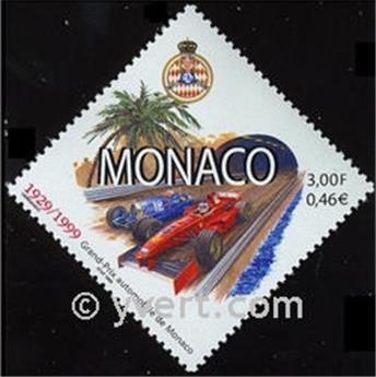 n° 2200 -  Selo Mónaco Correios