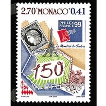 n° 2207 -  Selo Mónaco Correios
