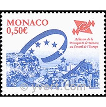 n° 2460 -  Selo Mónaco Correios