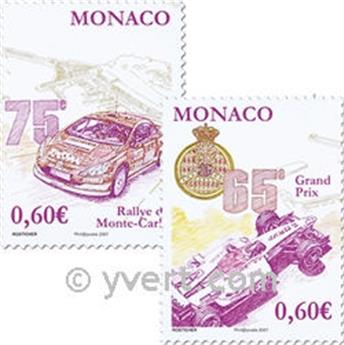 n° 2577/2578 -  Timbre Monaco Poste